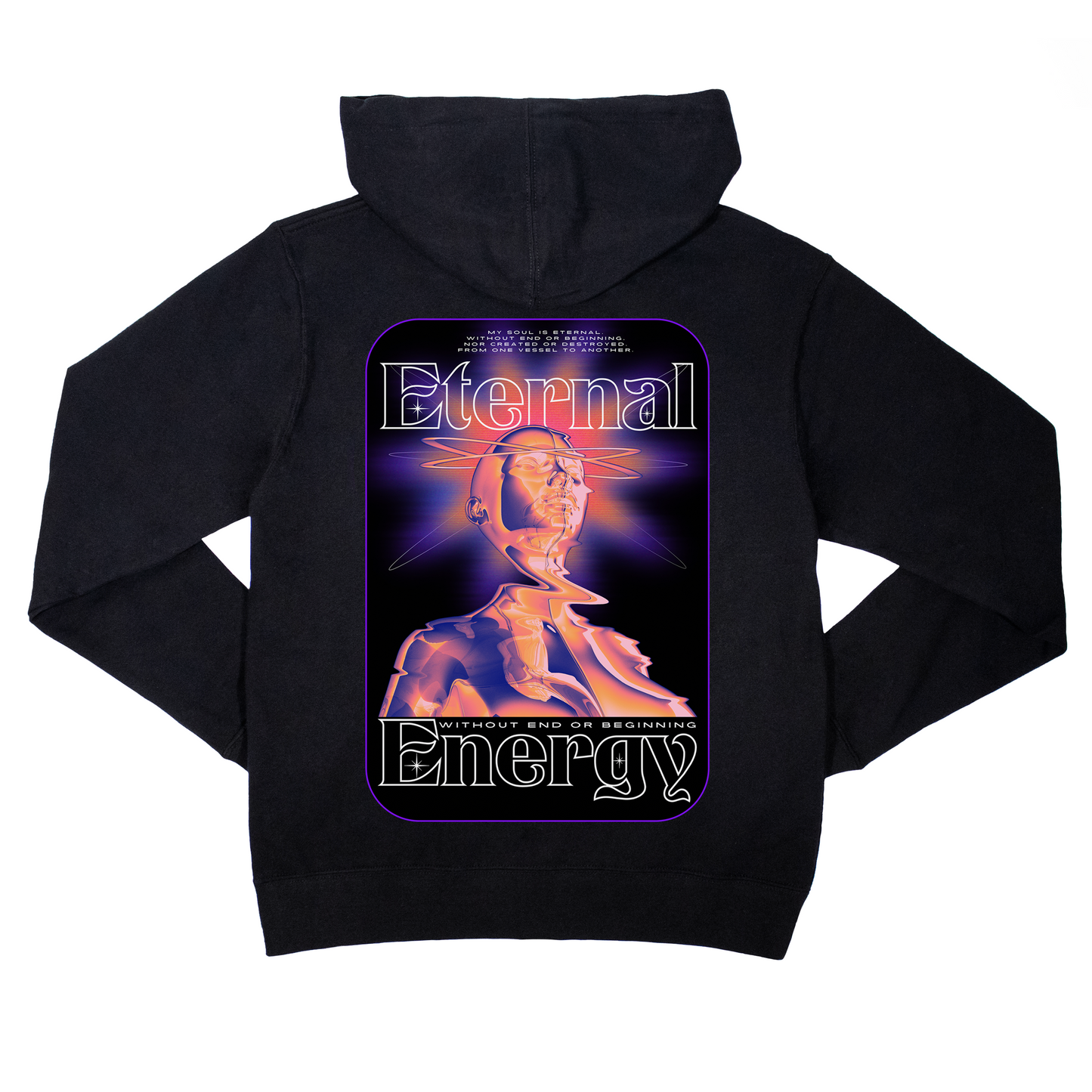 Eternal energy zip up hoodie Spiritual clothing