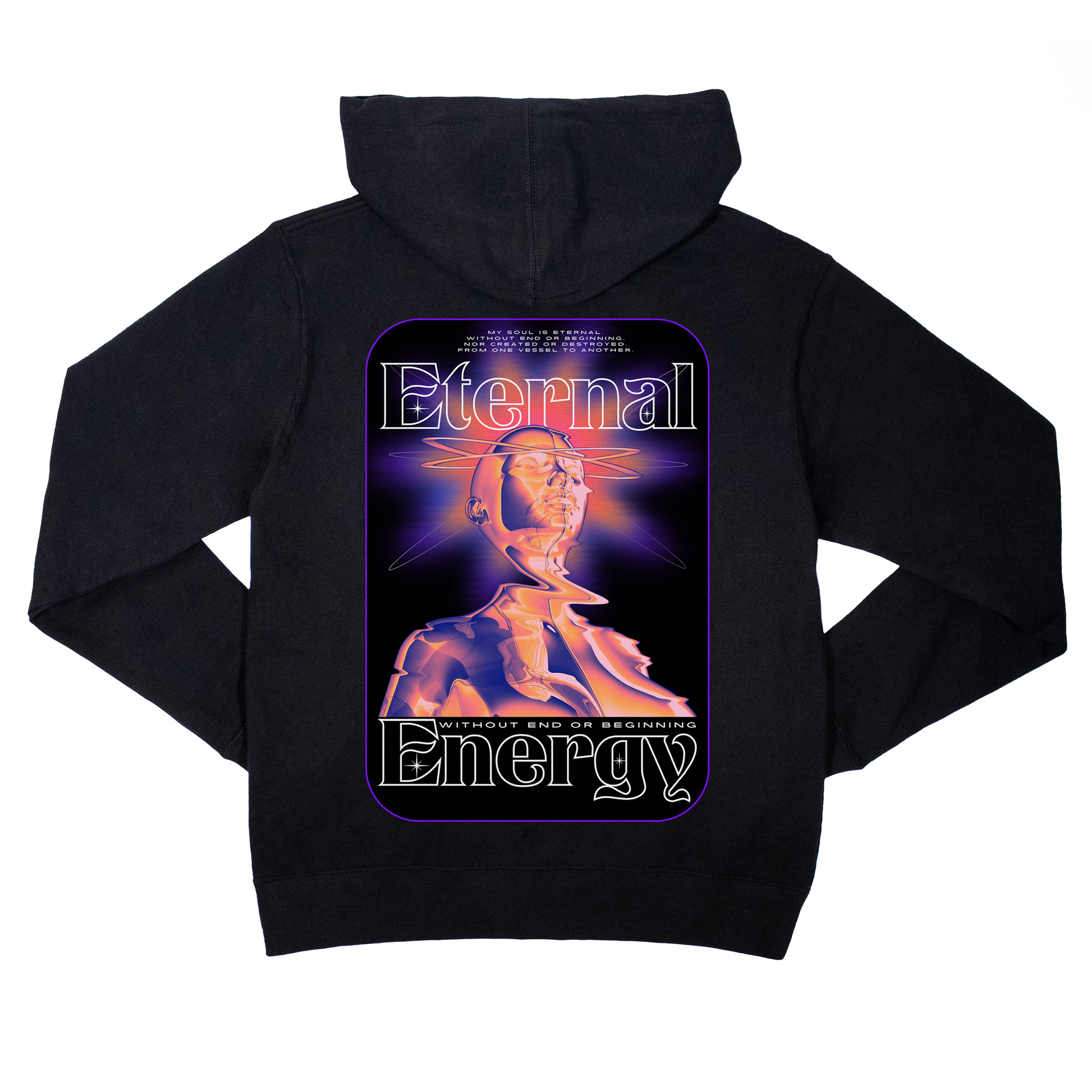 Eternal energy zip up hoodie Spiritual clothing